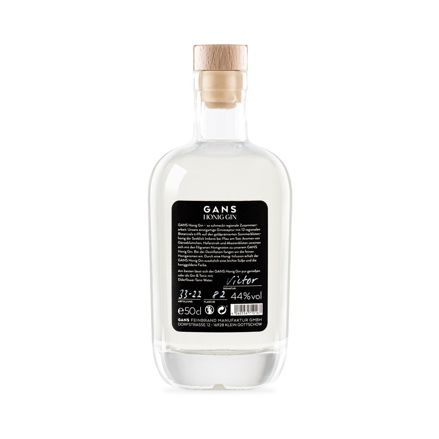 GANS Honig Gin 500 ml