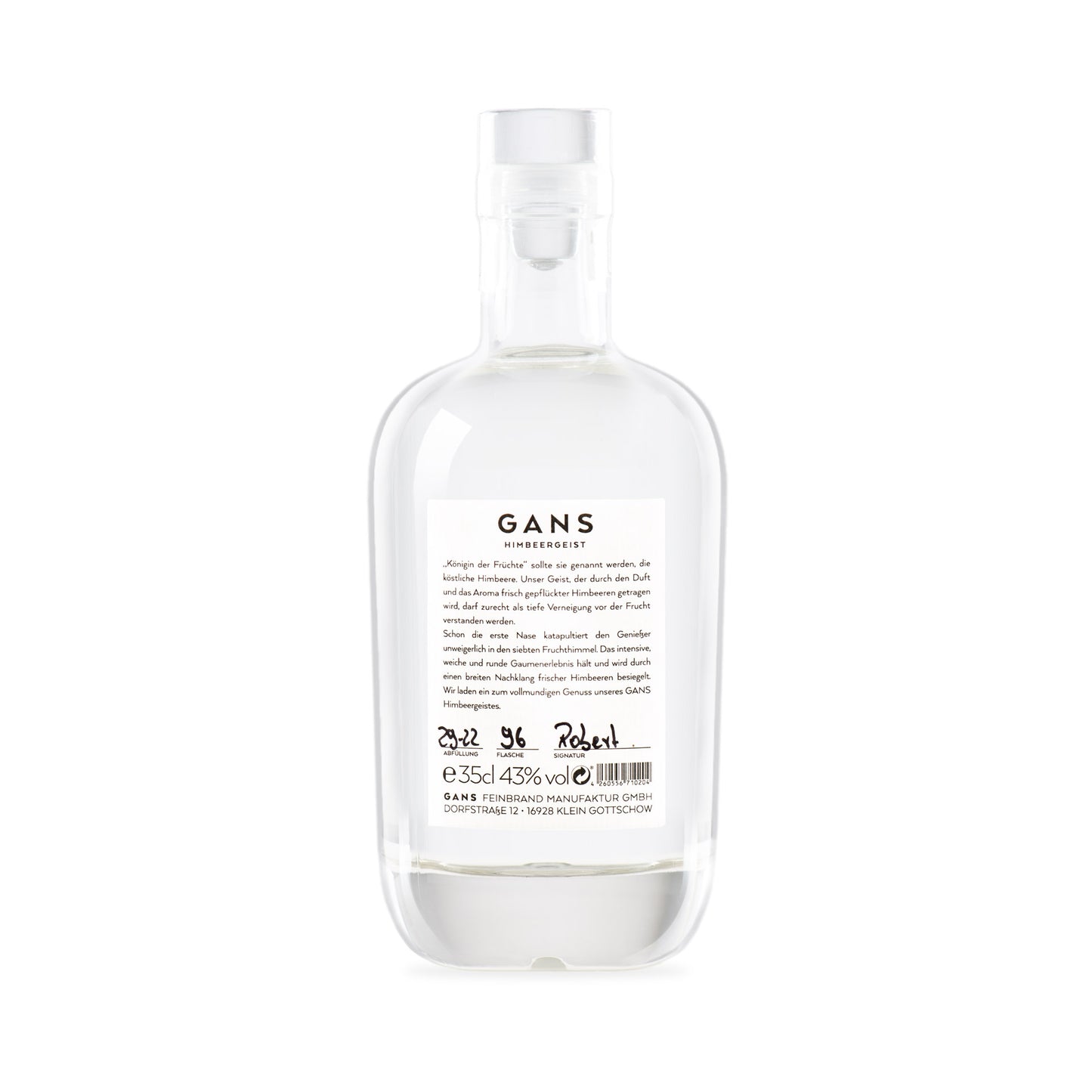 GANS Himbeere Geist 350 ml